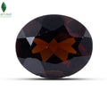 Front view of Red Garnet with smooth natural polish
