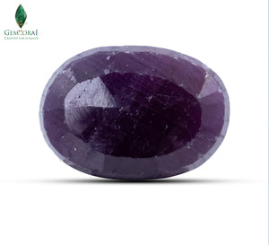 Back view of Ruby Stone displaying authentic natural texture