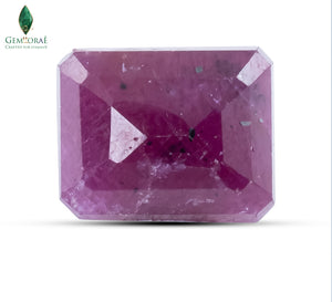 Back view of Ruby Stone showing natural brilliance