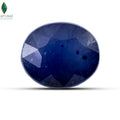 Faceted Thailand blue sapphire with vibrant natural colour