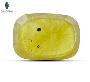 Thailand Yellow Sapphire Gemstone with Golden Colour