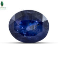 Front view of Blue Sapphire Gemstone with natural royal blue colour